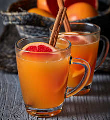 Grzaniec pomarańczowo-jabłkowy