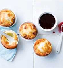Soufflé de queso de cabra fresco