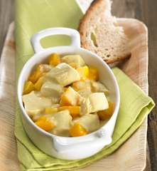 Chicken in peach sauce