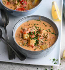 Pollo a la paprika en olla