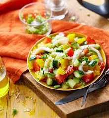 Pipirrana au calamar (salade andalouse)