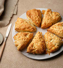Cheesy Triangle Scones