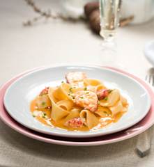 Pappardelle con bogavante