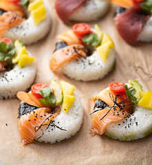 Donas de sushi