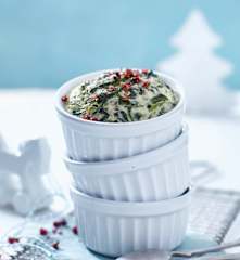Spinat-Gorgonzola-Soufflé