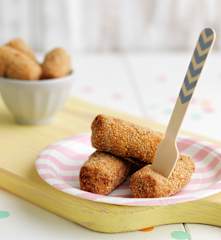 Croquetes de frango e batata-doce