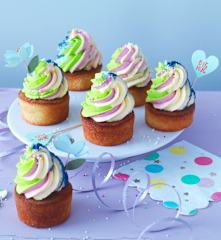 Cupcakes arc-en-ciel
