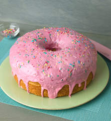 Tarta rosquilla gigante (doughnut)