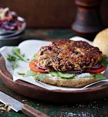 Bohnen-Burger (vegan)