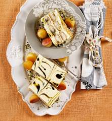 Apfeltiramisu mit Kürbiskernöl