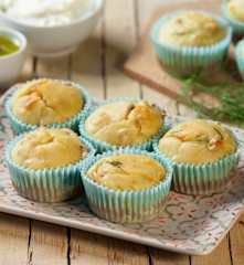 Muffin al finocchietto selvatico e topinambur