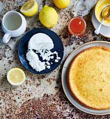 Bolo de requeijão e abóbora