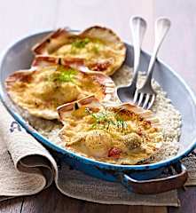 Coquille Saint-Jacques gratinée