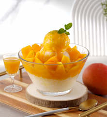 芒果牛奶雪花冰