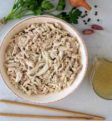Shredded chicken 2-for-1