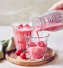 Kokos-Hibiskus-Shake (Pink Drink)