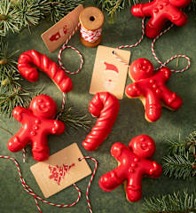 香草巧克力姜饼人