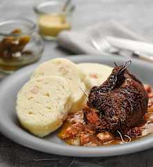 Španělské ptáčky s knedlíkem