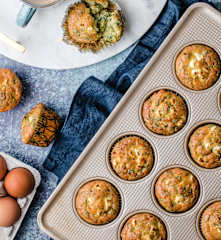 Spinach and Feta Muffins