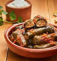 Κουπέπια με αμπελόφυλλα