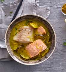 Tajine de poissons au curry