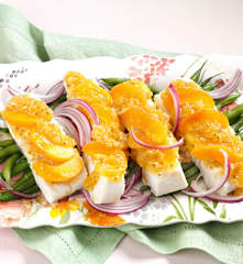 Halibut with Apricot Chutney