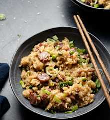 Riz aux saucisses de Hong Kong