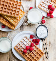 Gaufres au beurre demi-sel