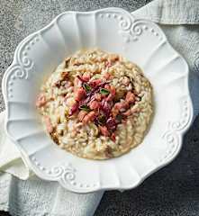 Risotto radicchio e pancetta