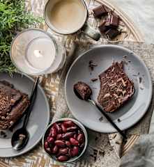 Fondant au chocolat et haricots rouges sans gluten