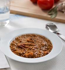 Lentejas con calamares