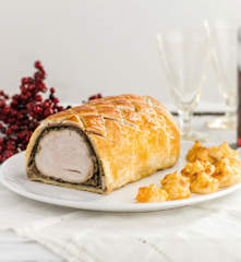 Peru Wellington com batatas Duchesse