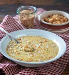 Minestra di farro e ceci