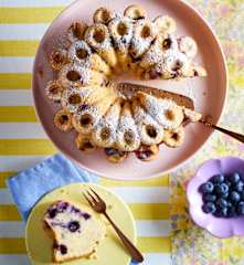Vanille-Blaubeer-Kuchen