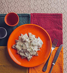 Maltagliati di grano saraceno con salsa alle noci