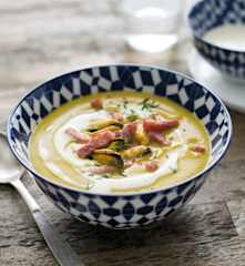 Velouté de cocos de Paimpol aux moules