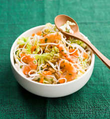 Salade thaïe aux crevettes