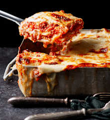 Lasagne Bolognese with Fresh Spinach Pasta