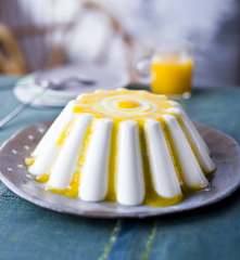 Blanc-manger coco et fruits exotiques