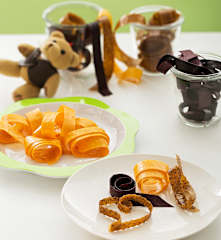 Tiras de frutas deshidratadas (Alimentación Infantil)