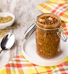 Zuppa di lenticchie in vasocottura