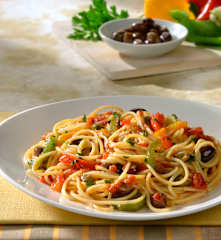 Spaghettini ai peperoni