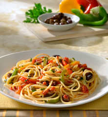 Spaghettini cu ardei