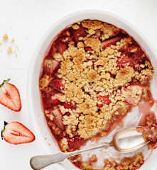 Erdbeer-Crumble