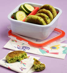 Brokkolilaibchen mit Nusskruste