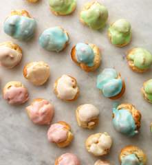 Rainbow Choux Buns