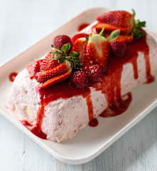 Eton Mess Parfait with a Fresh Berry Sauce