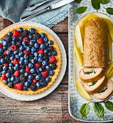 Menù: Polpettone ripieno di spinaci, patate e crostata ai frutti di bosco (Bimby Friend)