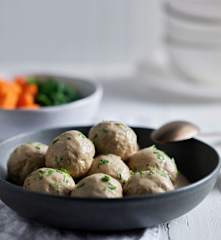 Albóndigas de pavo con salsa cremosa