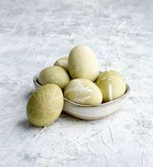 Green Dyed Eggs